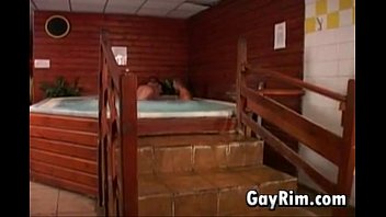 Preview 1 of Cam Girl Cumshow - Gay Hot Tub Threesome