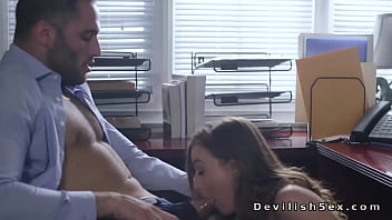 Preview 2 of Love Bedroom - Dean fucks hot student with a big cock in the office