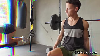 Preview 1 of Two Hand Fuck - Gays met in gym anal fucking went back home