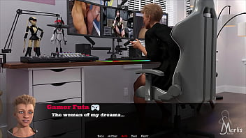 Preview 1 of In Front Of Husband Fucking - Let&#039_s Play: Gamer&#039_s Dream