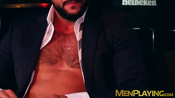 Preview 1 of New Japan Sex Hd - Bearded daddy Joe Casio fingered and banged by Sir Peter