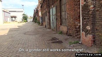 Preview 1 of College Girl And Boy Party - Hungarian amateur babe fuck in factory