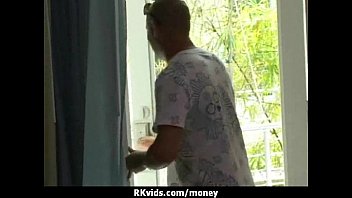Preview 2 of Staci Sliverstone - Desperate teen naked in public and fucks to pay rent 8