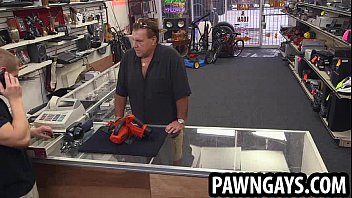 Preview 4 of Mom Son Shear Brd - Amateur stud tries to make a deal at the pawn shop