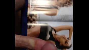 Preview 3 of Zv J - Jessica Alba cum tribute with Japanese gf panties