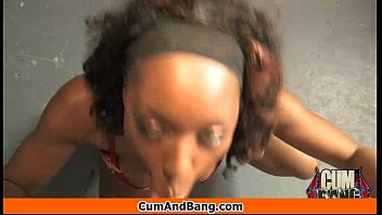 Preview 3 of Shot Xxx Mp4 - Ebony Hottie Gangbang And Facefuck 6