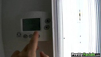 Preview 4 of Small Girl Fucking Man - Cute girl next door facial video Taylor Bell 1 2.1