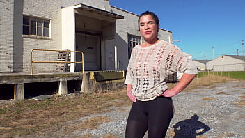 Preview 3 of Chrissy Moran Stairs Strip Tease - 43yo flasher - walking the docks in buttless pants