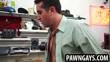 Preview 1 of It S Getting Hot Here - Stud gets fucked and takes a facial at the pawn shop