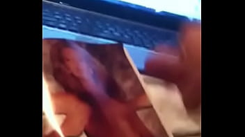 Preview 1 of Pumping Hair Webcam - Blowing load on a magazine tits amazing cum