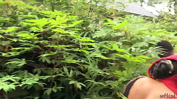 Preview 1 of Xxx Tamil Bbw Aunty - Softkind taking the stepmom from back in theBUSH