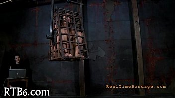 Preview 2 of Hot Animals Six - Painful clamping for beauty&#039_s titties