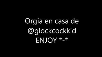 Preview 1 of Pin Up Porno - Glockcockkid Party Orgy Suruba na casa de um gringo