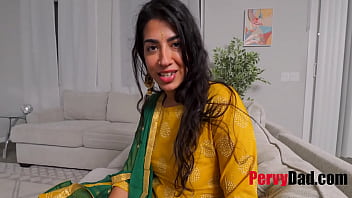Preview 1 of Sister Open Dress - Ever Since I Saw My Desi Step Daughter,  I Wanted To Tap That Ass