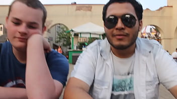 Preview 2 of Afghan Phorn - White male and Latinas foreplay in public