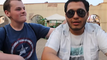 Preview 3 of Afghan Phorn - White male and Latinas foreplay in public
