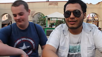 Preview 1 of Afghan Phorn - White male and Latinas foreplay in public