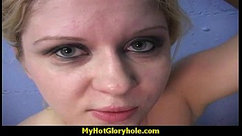 Preview 3 of Pornography Videos To Download - Gloryhole With A Nasty Wild White Girl Interracial 11