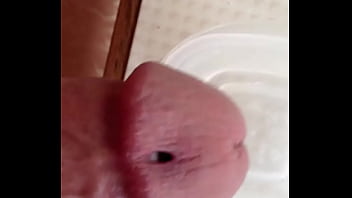 Preview 1 of Tagspolsku - Cumshot through 6 gauge apadravya