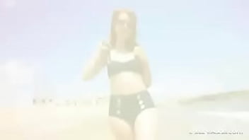Preview 1 of Gay Old Daddy Solo Cum - Redhead Amarna Picks up a Hot Guy at the Beach for Some Hardcore Fun