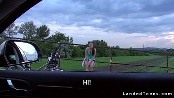 Preview 1 of Friend Sister Fuckers - Redhead amateur teen fucking outdoors POV