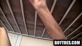 Preview 3 of Hq Xxx Sanny Lone - Hot stud washes his feet before tugging on his cock