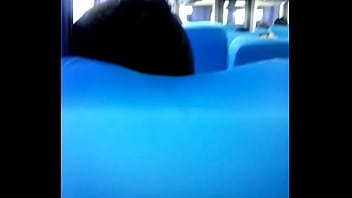 Preview 1 of Saxy Xxxnx Video Host Pot - Grabbing cock in the bus
