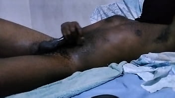 Preview 3 of Dubal Partion - HORNY BLACK MALE HUGE CUMSHOT WHILE WATCHING PORN