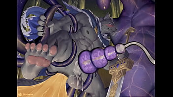 Preview 4 of Sabah Babys - blaidd funtime with the Elden beast
