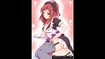 Preview 2 of Black Bubble Butt Aymee Austyn - ecchi sexy anime girls slideshow ecchi