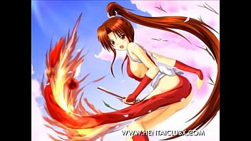 Preview 2 of Milk Indian Girls - sexy  KOF Women fighting Team  Mai shiranui