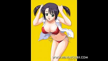 Preview 1 of Kissmur Record - girls fan service Hot anime girls of DreamIsland