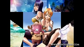 Preview 3 of Ebony Big Ass Granny Anal - ecchi  hentai nami  robin sexy and hot