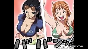 Preview 1 of Ebony Big Ass Granny Anal - ecchi  hentai nami  robin sexy and hot