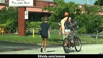 Preview 3 of Dani Danials Brother And Sister - Desperate teen naked in public and fucks to pay rent 2