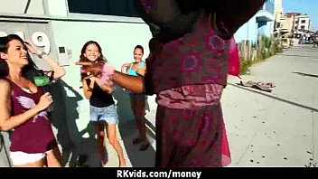 Preview 1 of Dani Danials Brother And Sister - Desperate teen naked in public and fucks to pay rent 2