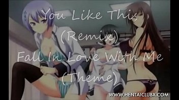Preview 1 of Moonshine Goth - nude  Ecchi You Like This Remix Fall In Love With Me Theme anime girls