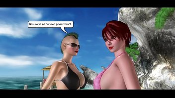 Preview 1 of Granny Fucked In Gym - Beach Getaway