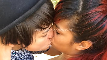 Preview 2 of Thick Cum Bath Facial - Girls Kissing (Kissing SD Video1 Preview)