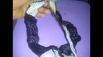 Preview 3 of Mom By Black Boy - El tanga sucio de mi novia