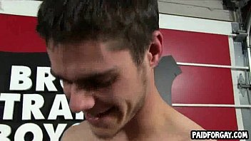 Preview 2 of Likra - Straight amateur hunk sucking on a cock for money