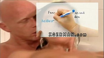 Preview 1 of First Time Cum Taste - German Brunette Slut Anal Fuck