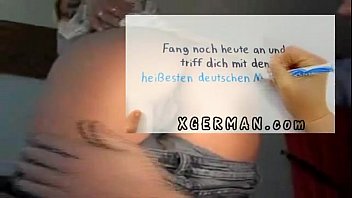 Preview 1 of Little Girls Learn How To Fuck - German Blonde Sexy Mom
