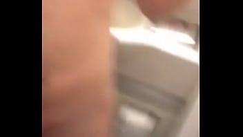 Preview 4 of Pubes Pulled - cum in the airplane.  fly with Emirates
