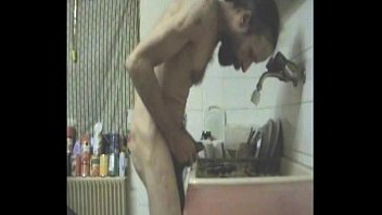 Preview 4 of Ass Solo Thong - Piss und Sperma Sau