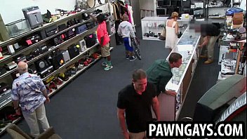 Preview 1 of Aleksis Fawks - Ebony hunk tries to sell a bike at the pawn shop
