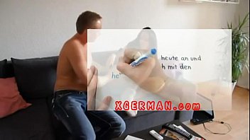 Preview 1 of Russian Mom Catch Doter - German couple  Milf &amp_ Busty
