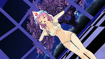 Preview 2 of Amareck - Yuyuko Saigyouji touhou mmd r18