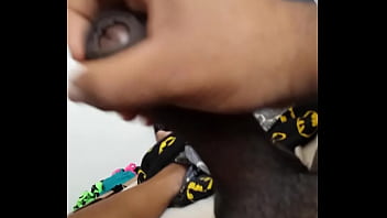 Preview 2 of Porn With Batgirl - me jerking my 8in cock thinking about my chick.