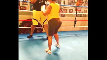 Preview 3 of Lesbian Anal Rim Violent Tits - Big Booty Boxing